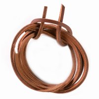 Shoe-String Leather Laces 120cm -Brown