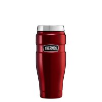 Thermos Red Stainless Steel Travel Tumbler - 470ml