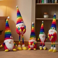 The Elvedon Collection Plush Rainbow Gonk