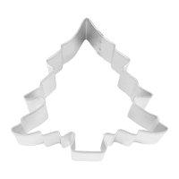 Anniversary House Christmas Tree Tin - Plated Cookie Cutter