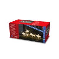 Konstsmide Acrylic Moose 5 Piece Set
