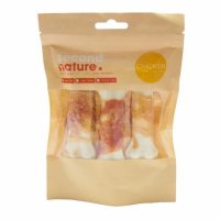Second Nature Dog Treat Chewy Whitehide Bone Wrapped Chicken