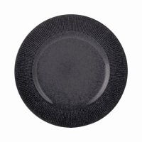Rayware Mason Cash Reactive Linear Black Dinner Plate - 27cm