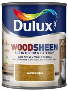 dulux woodsheen warm maple