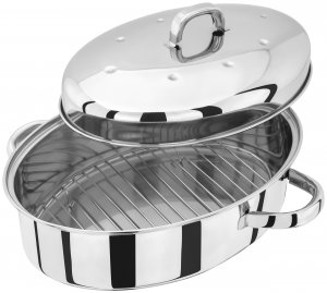 Judge Speciality Cookware Oval Roaster with Self-Basting Lid - Various Sizes