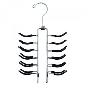 Tie Hanger 24 Non-slip Bars & Swivel Hook