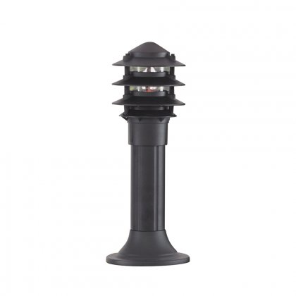 Searchlight Outdoor Posts Lamp/Bollards & Black Pagoda 45cm Aluminium