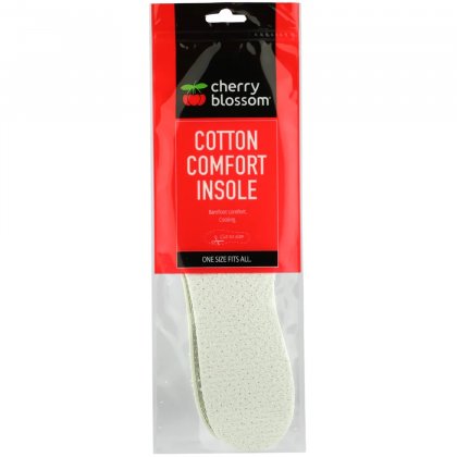 Cherry Blossom Cotton Comfort Shoe Insoles (Cut to Size)