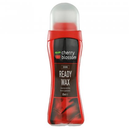 Cherry Blossom Ready Wax for Shoes 85ml - Brown