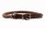 Ancol 45cm Round Leather Dog Collar - Chestnut