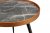 Jual JF329 Siena Side/Lamp Table - Walnut & Black Marble
