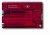 Victorinox Swiss Army Knife Swiss Card Quattro - Red Transparent
