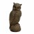 Solstice Sculptures Owl 41cm in Rust Effect