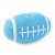 Zoon Throw & Fetch Dog Toys - 12cm Squeaky Pooch Rugger Ball