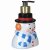 300ml Snowman Soap Dispenser Berry Fragrance 15x9cm