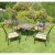 VILLENA 91cm Table with 4 ASCOT Chairs Set