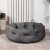 Zoon Button Tufted Donut Bed - Slate