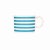 Siip Fundamental Horizontal Stripe Short Mug - Blue