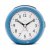 Acctim Grace Non Ticking Alarm Clock French Blue