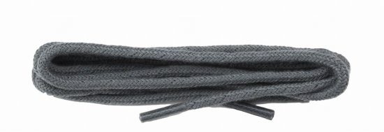 ShoeString Grey Fine Round Laces