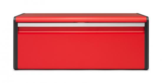 Brabantia Fall Front Bread Bin in Passion Red