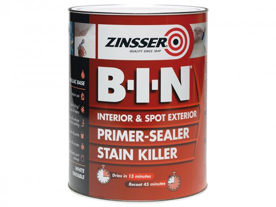 Zinsser B-I-N Primer/Sealer/Stain Killer 1lt