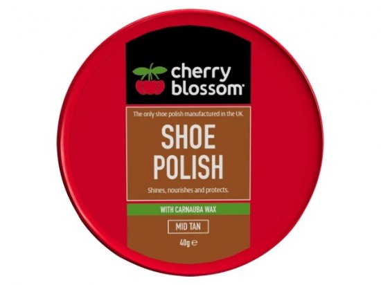 Cherry Blossom Shoe Polish 40g - Mid Tan
