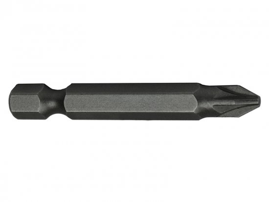 Faithfull Pozi S2 Grade Steel Screwdriver Bits PZ2 x 50mm (Pack 3)