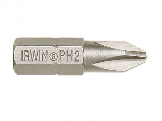 Irwin Screwdriver Bits Phillips PH1 25mm (Pack 2)