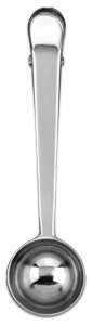 Caf Ol Stainless Steel Coffee Scoop with Clip