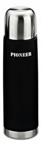 Pioneer S/S Vacuum Flasks 500ml Black/SS Flask
