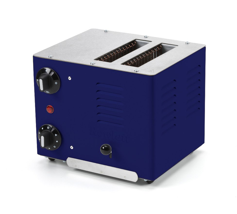 Rowlett Rutland Retro Regent 2 Wide Slot Toaster in Cobalt Blue at