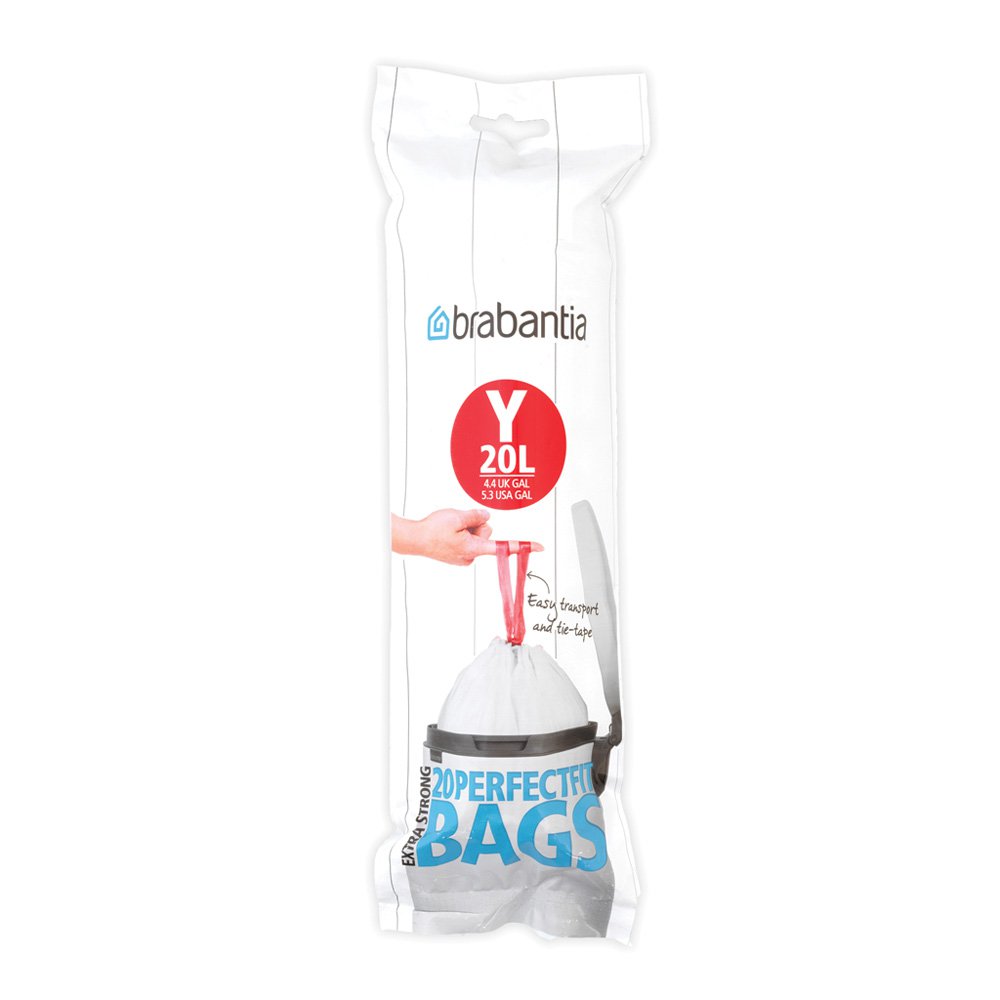 Brabantia newicon 20l bin liners 20 bags size y at Barnitts Online
