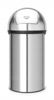 Brabantia 60 Litre Push Bin in Matt Steel