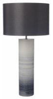Dar Nazare Table Lamp Black/White Ceramic (Base Only)