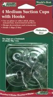 Adams Medium Suction Cup with Hooks (Pack of 4)