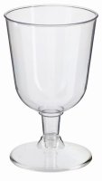 All Seasons 8pk Clear Plastic Wine Glasses