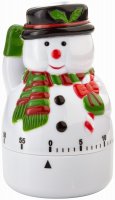 Judge Kitchen Wind-Up 60 Minute Timer - Snowman