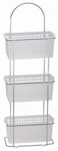 3 Tier Standing Caddy Plastic Baskets