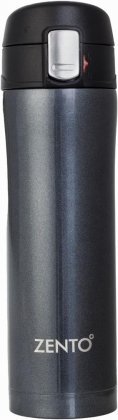 Casa&Casa Zento Push Button Vacuum Tumbler Metallic Slate - 450ml