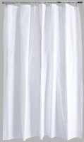 Aqualona PEVA Shower Curtain 180x180cm White