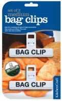 KitchenCraft Medium Plastic Bag Clips (Set of 2)