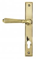 Aged Brass Hinton Slimline Lever Espag. Lock Set