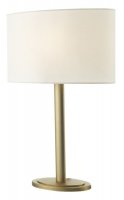 Dar Shubert Table Lamp Bronze with Shade