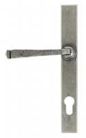 Pewter Avon Slimline Lever Espag. Lock Set