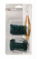 Premier Decorations Twin Pack Ornament Hooks - Green