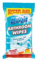 Duzzit Bathroom Wipe - 50 Pack