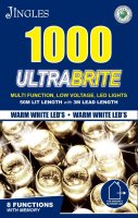Jingles 1000 Ultrabrite Multi-Function LED Lights - Warm White