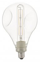 Dar Clear Organic Glass LED Dimmable Pendant Kit