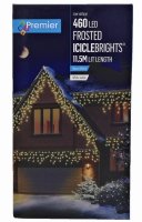 Premier Decorations Frosted IcicleBrights 460 LED - Warm White